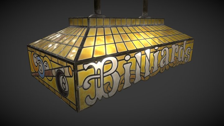 Billiards Lamp - The Thing (1982) 3D Model