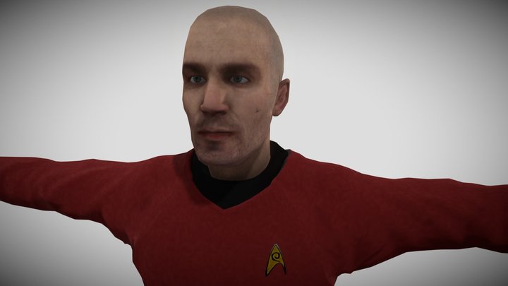 male04 face rigged – Modello 3D gratuito STL