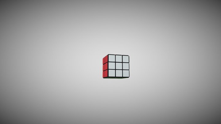 Rubik's Cube 3D Model