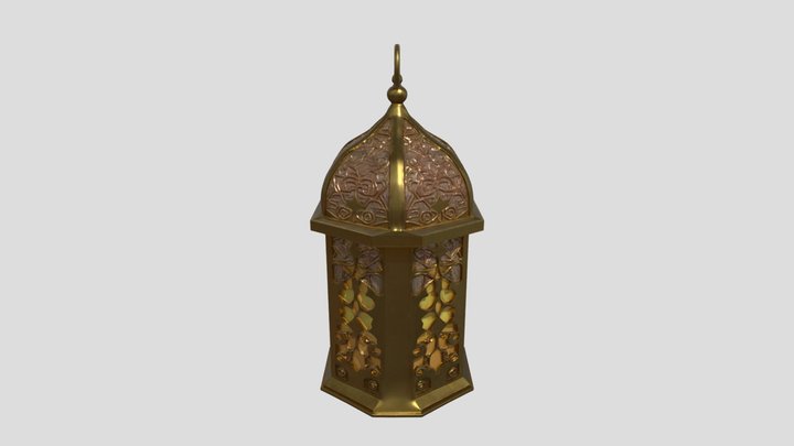 Ornate Lantern 3d Model 3D Model
