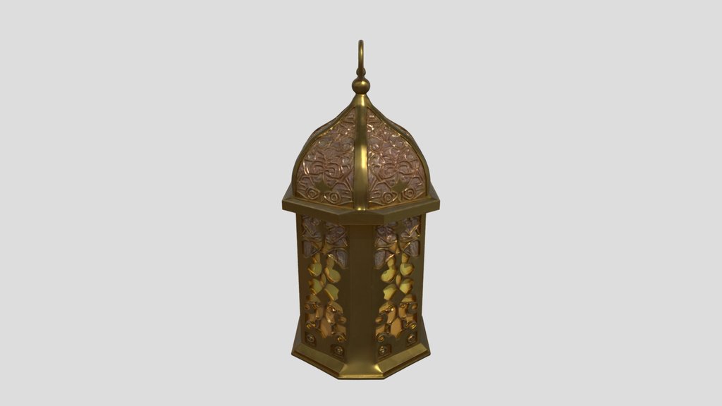 Ornate Lantern 3d Model