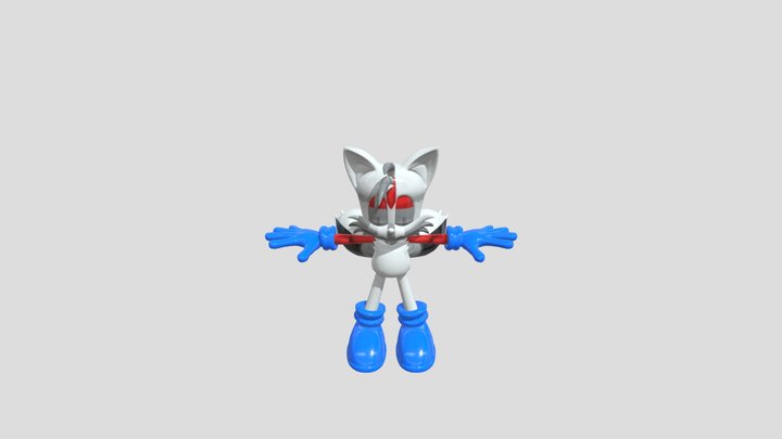 corrupted tails 3D Model