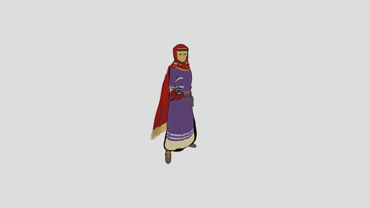 Tking character idle pose 3D Model