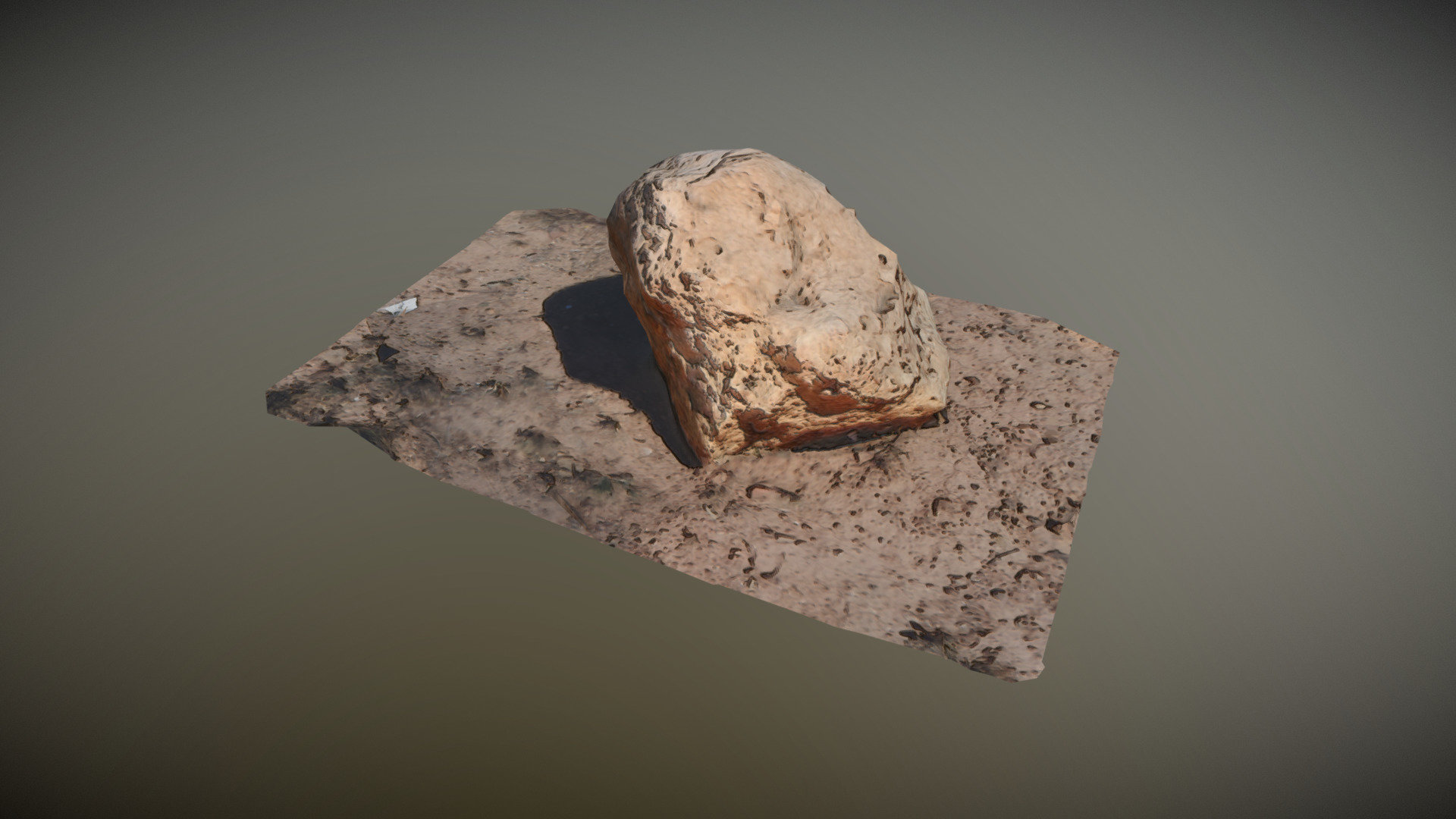photogrammetry Stone optimized for video games