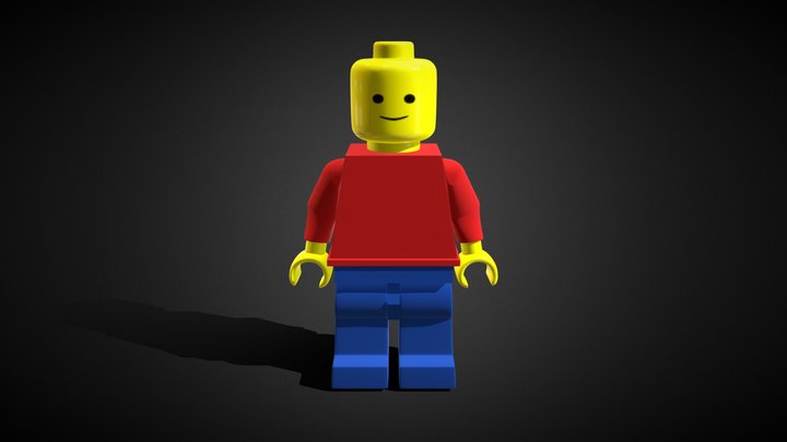 Legoman 3D Model