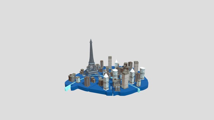 Paris 3D Model