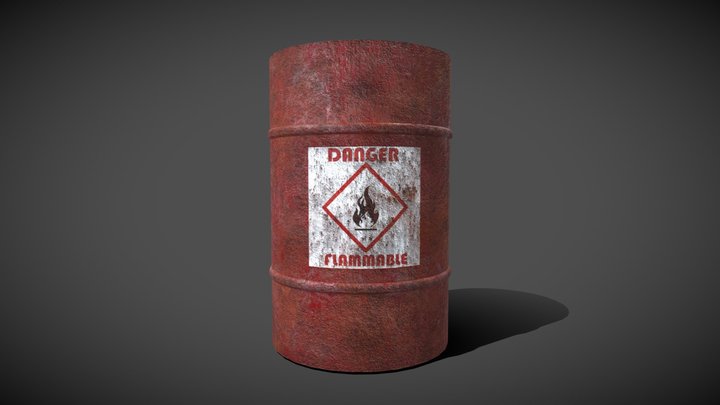 Oil Drum – Modello 3D gratuito STL