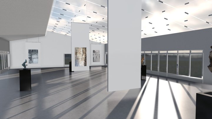 Gallery 14 - Art 3D Model
