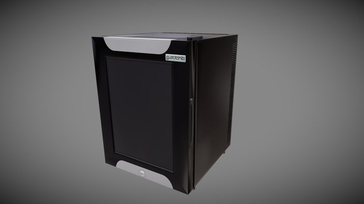 Mini Fridge 3D Model