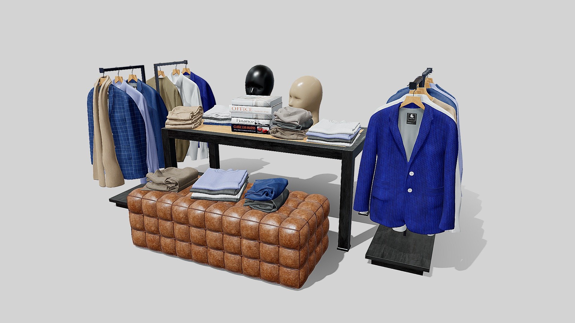 store fixtures 38 AM259 Archmodel - Buy Royalty Free 3D model by ...