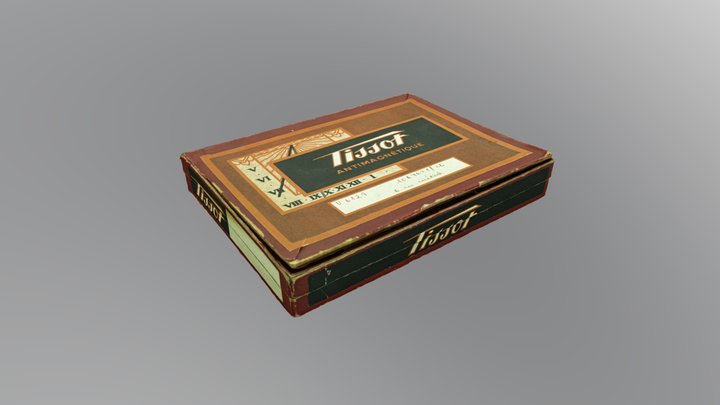 A box for watch parts 3D Model