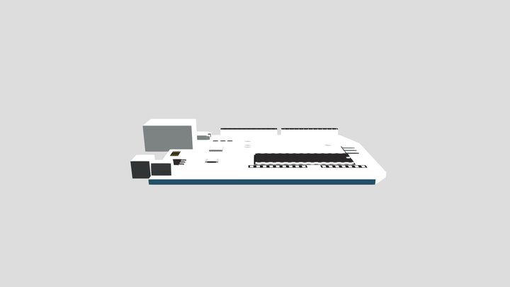 Low Poly Arduino Board 3D Model