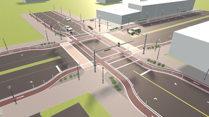 Mack Avenue Revitalization Design 750 3D Model