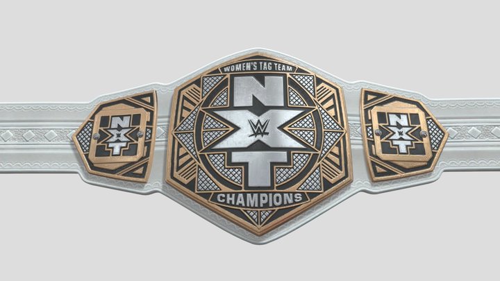WWE - NXT WOMENS TAG TEAM CHAMPIONS BELT – Kostenloses 3D-Modell STL