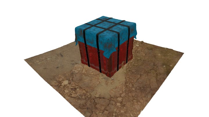 BATTLE GROUND AIRDROP BOX 3D Model