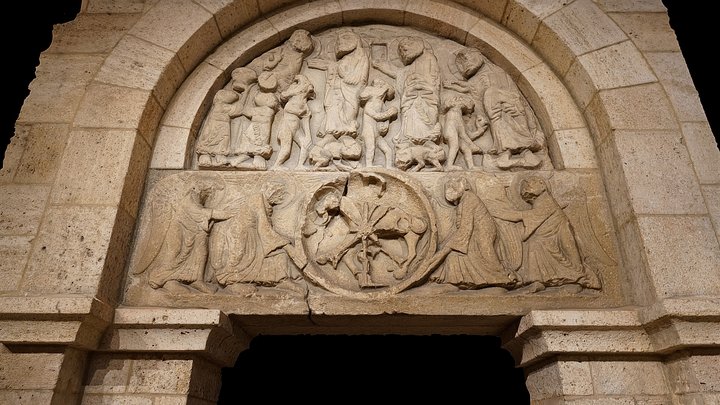 Lintel and Tympanum - Master of Cabestany - MET 3D Model