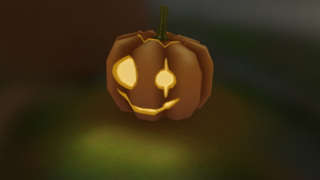 Halloween Pumpkin 3D Model