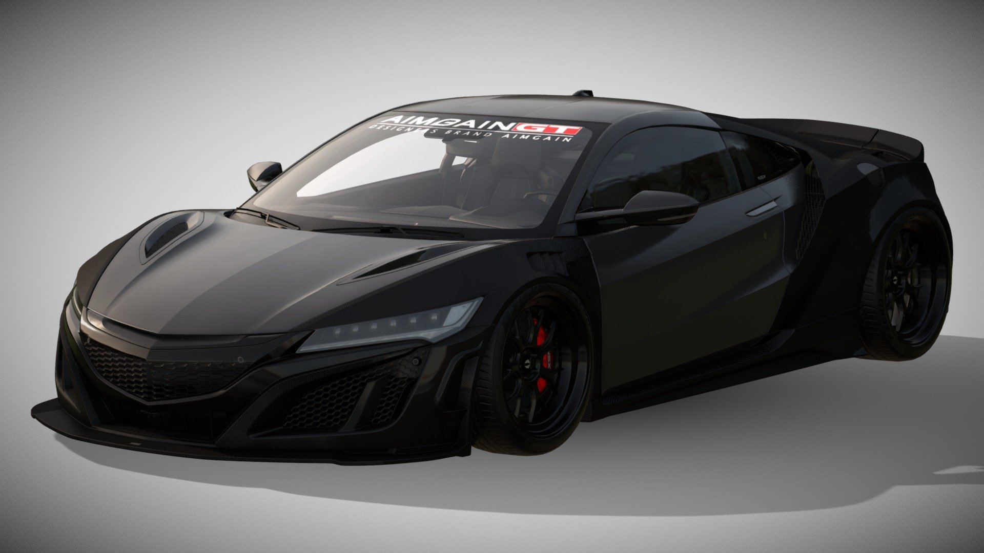 2018 AIMGAIN GT Acura NSX [NC1] Aero Kit - Download Free 3D model