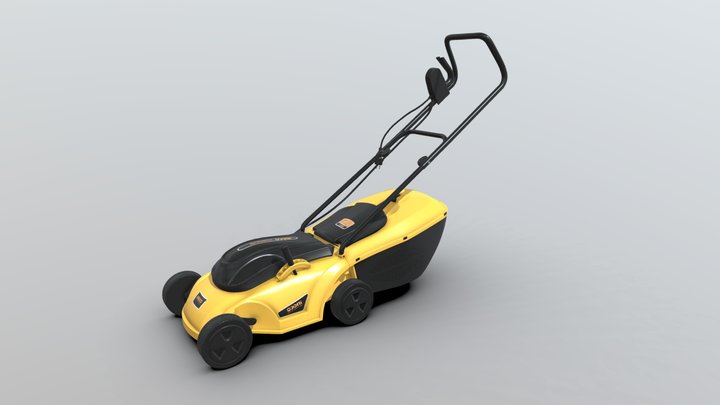 INGCO LM383 Corded Grass Trimmer 3D Model