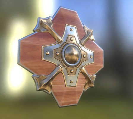 Human Shield from Mountain Town 3D Model