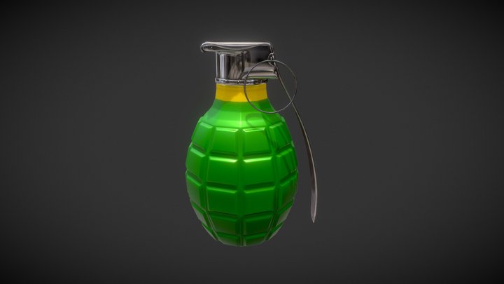 Hand-grenade 3D models - Sketchfab