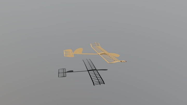Zamba, testskiss 3D Model
