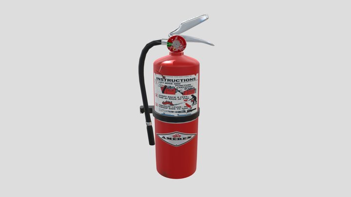 FAZ's fire extinguisher 3D Model
