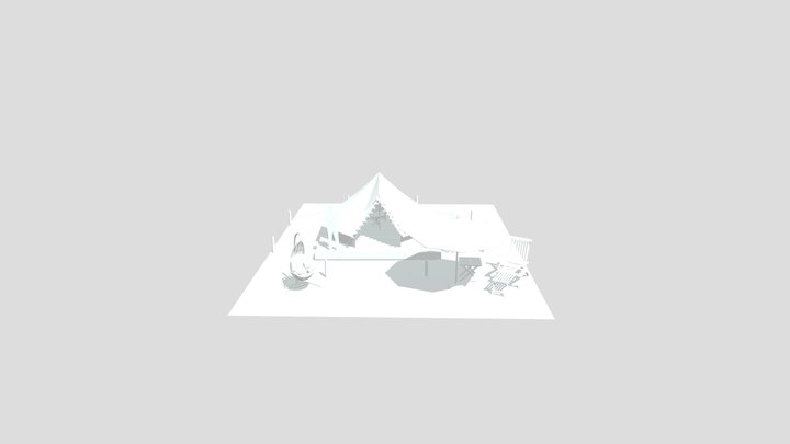 Глэмпинг Янтарный 3D Model
