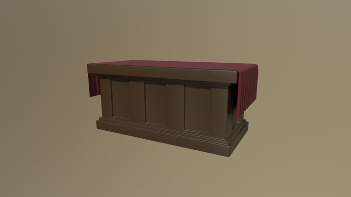 Church Altar V2 3D Model