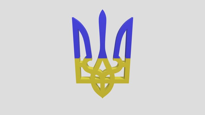 Ukrainian "Trident" 3D Model