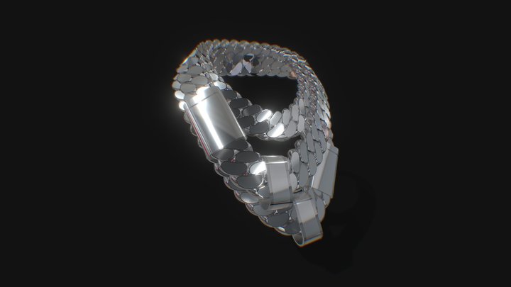 3 Pair Chain 3D Model