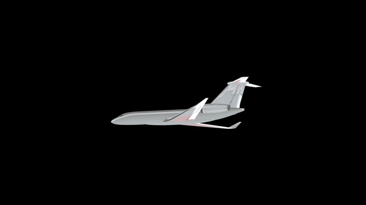 Private Jet (UNTEXTURED) 3D Model
