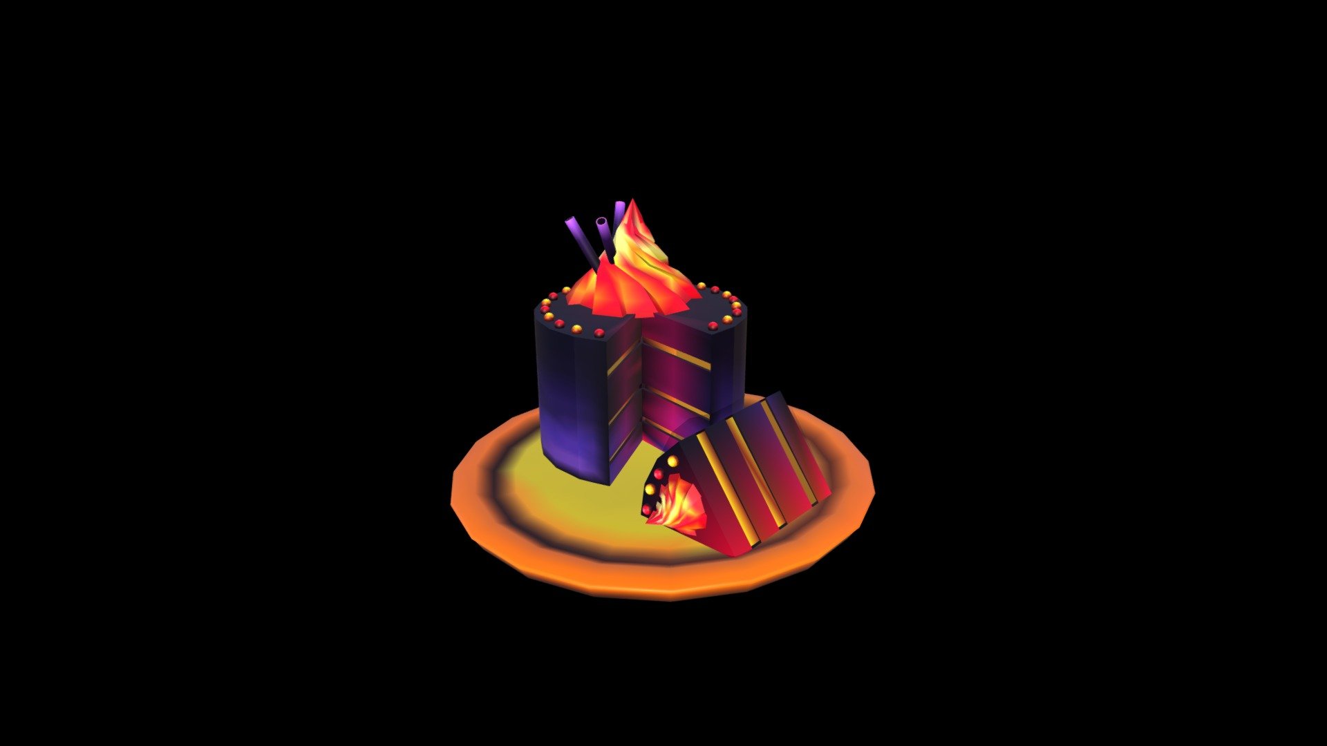 Cake - 3D model by Gaya.Leigh [c19b85a] - Sketchfab