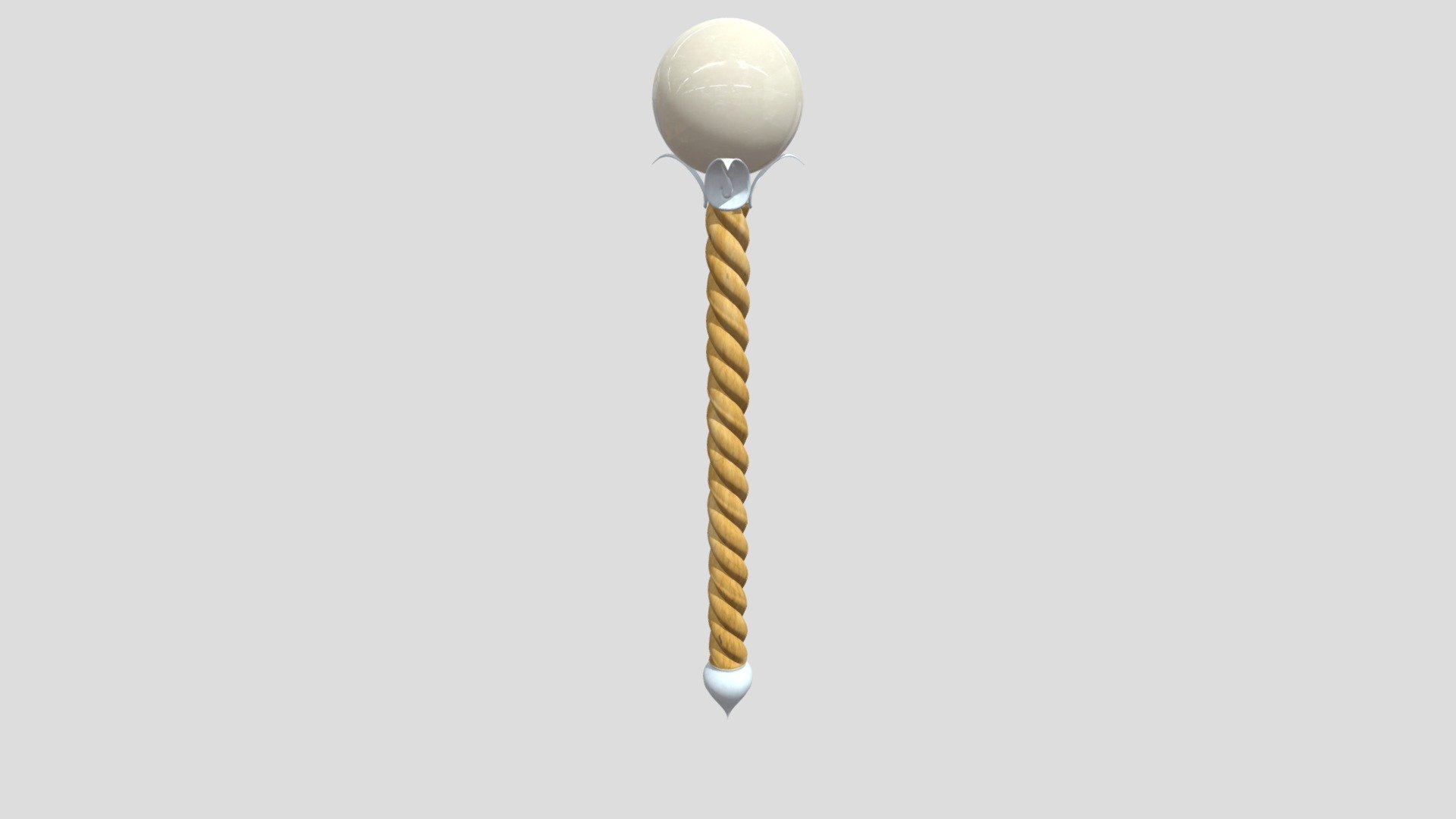 Fantasy Scepter - with Marble Ball