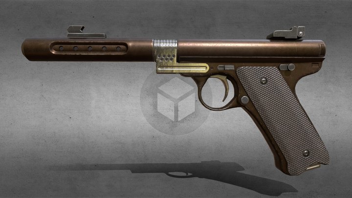 MAG M205 Heavy Pistol 3D Model