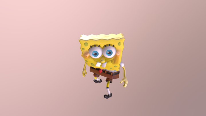 Backflip spongebob 3D Model