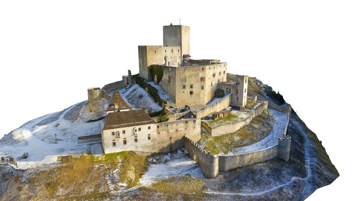 Czech castle Landstejn 3D Model