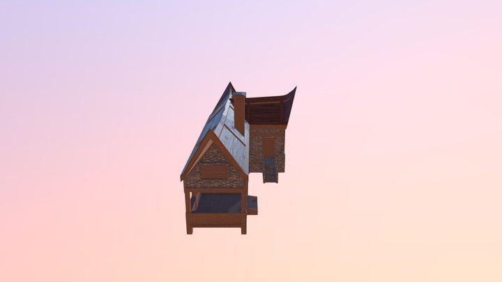 CMGT 3D Model - Medieval House 3D Model