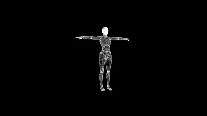 AI motion capture 3D Model