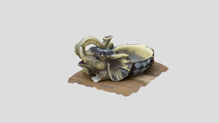 ashtray "elephant" 3D Model