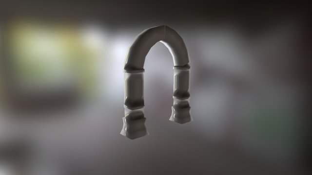 Dungeon Entry Doorway 3D Model
