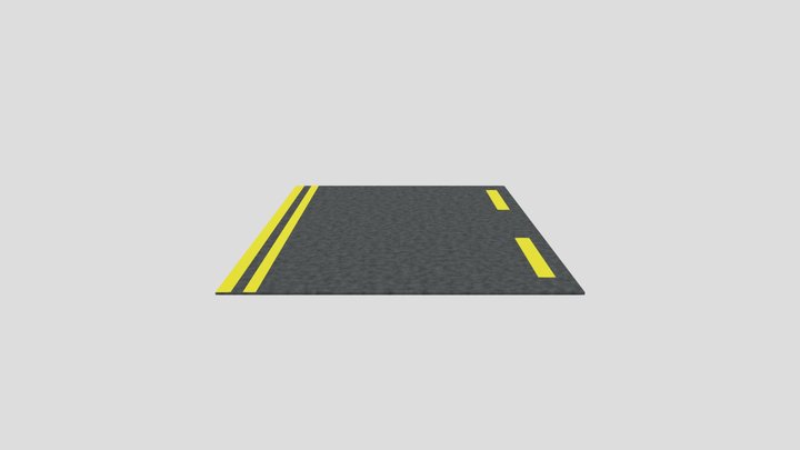 MAG Yellow Dash Double Yellow Right 2 and Half – Kostenloses 3D-Modell STL