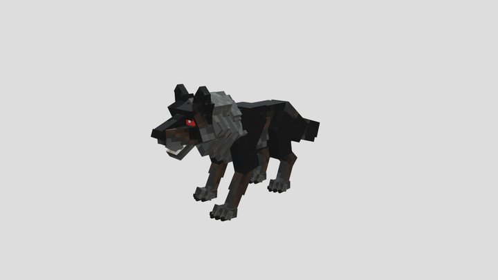 Animated Evilwolf | Blockbench 3D Model