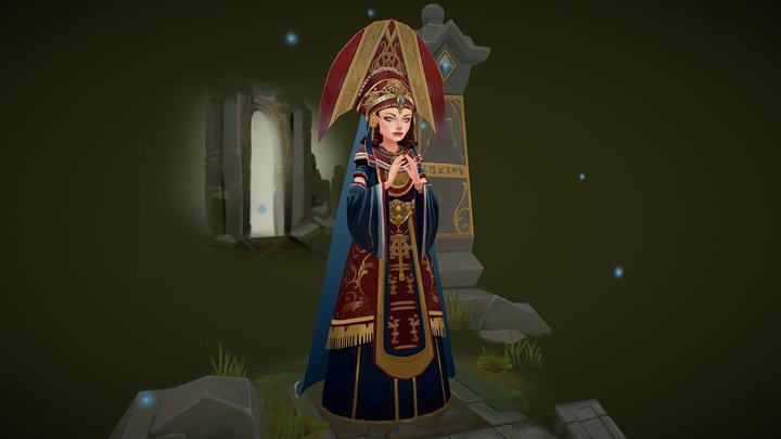 Holy Maiden 3D Model