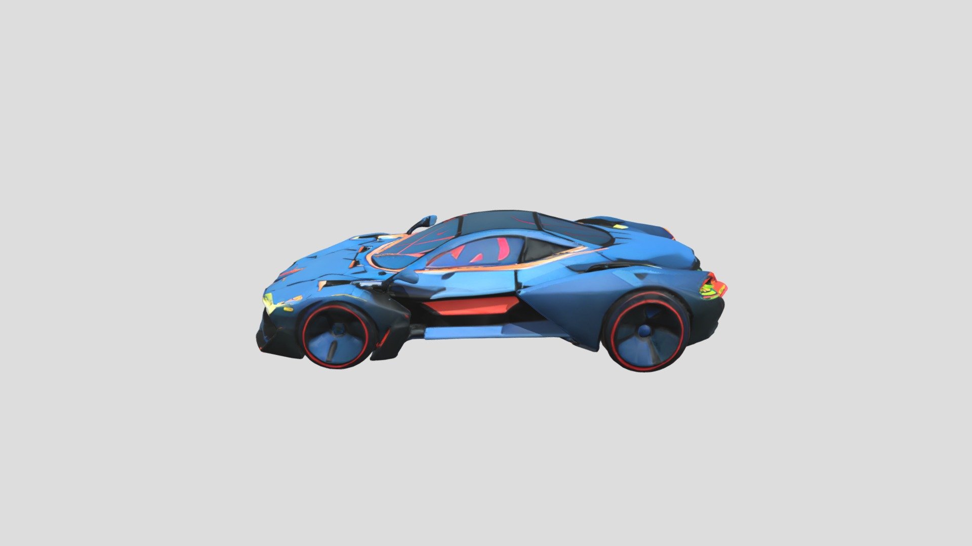 Futuristic hover car cyberpunk