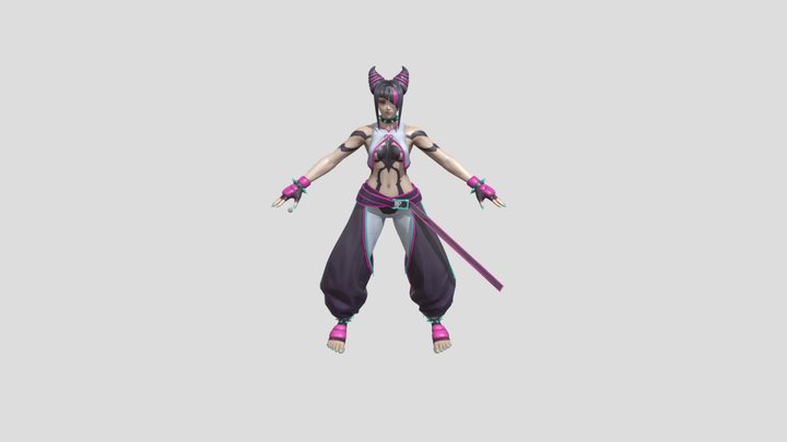 Juri Han - KOF All Stars 3D Model
