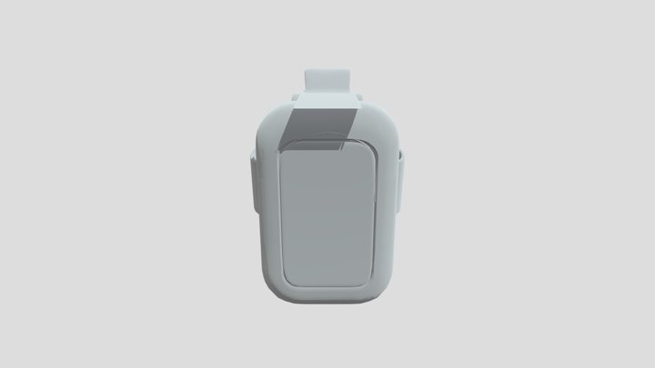black Ankle monitor 3D Model