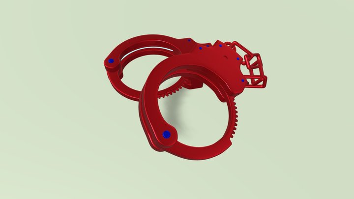 Handcuffs And Leg Cuffs 3D Models ~ Modelos 3D #90886432