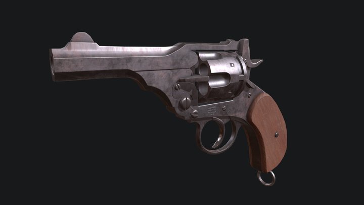 Webley MKIV Revolver 3D Model