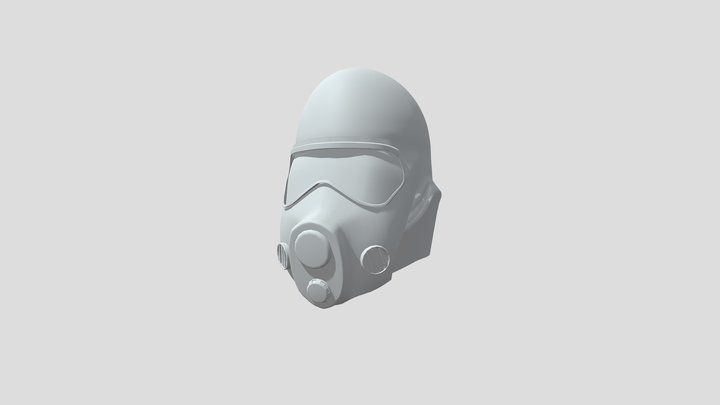 Metro Helmet 3D Model